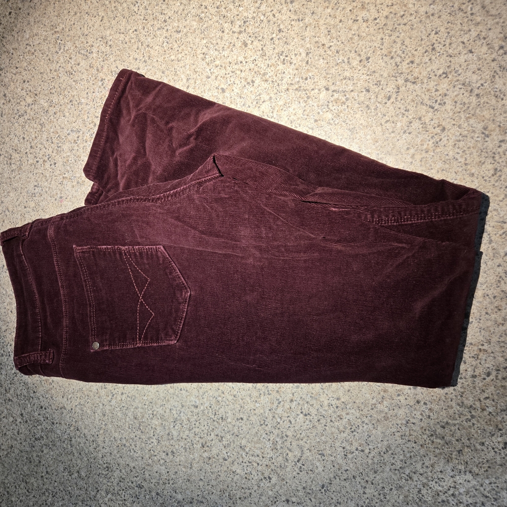 Burgundy Corduroy Pants